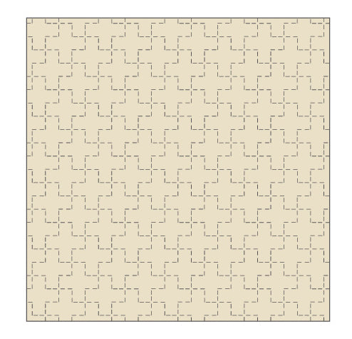 Cosmo Cotton/Linen Sashiko Fabric - Cross Tether