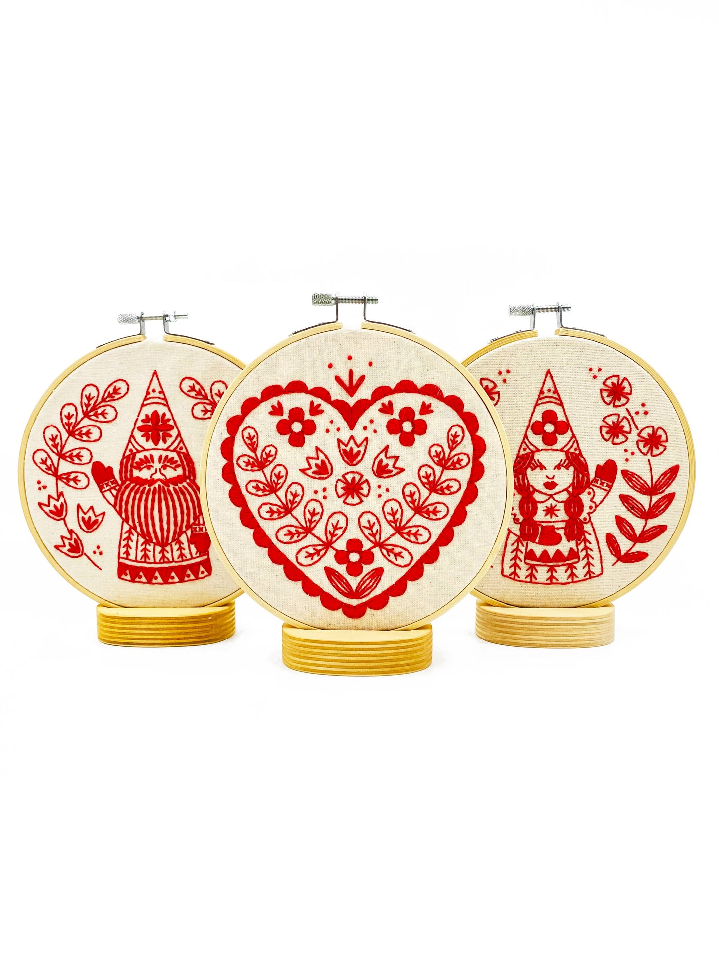 Hook, Line & Tinker Nordic Heart Embroidery Kit
