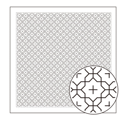 Olympus Sashiko Sampler - Cross Flower Pattern