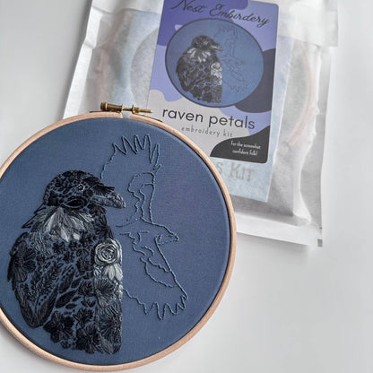 Nest Embirdery Raven Kit