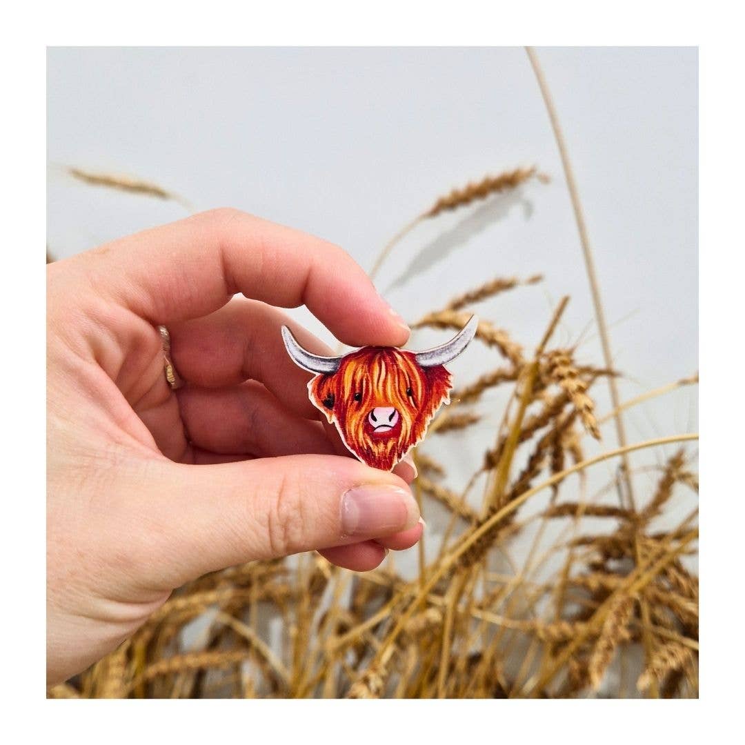 Blackbird & Bloom Highland Cow Needleminder