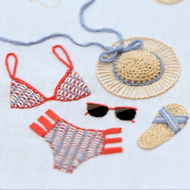 Kiriki Press Beach Day Embroidery Sampler