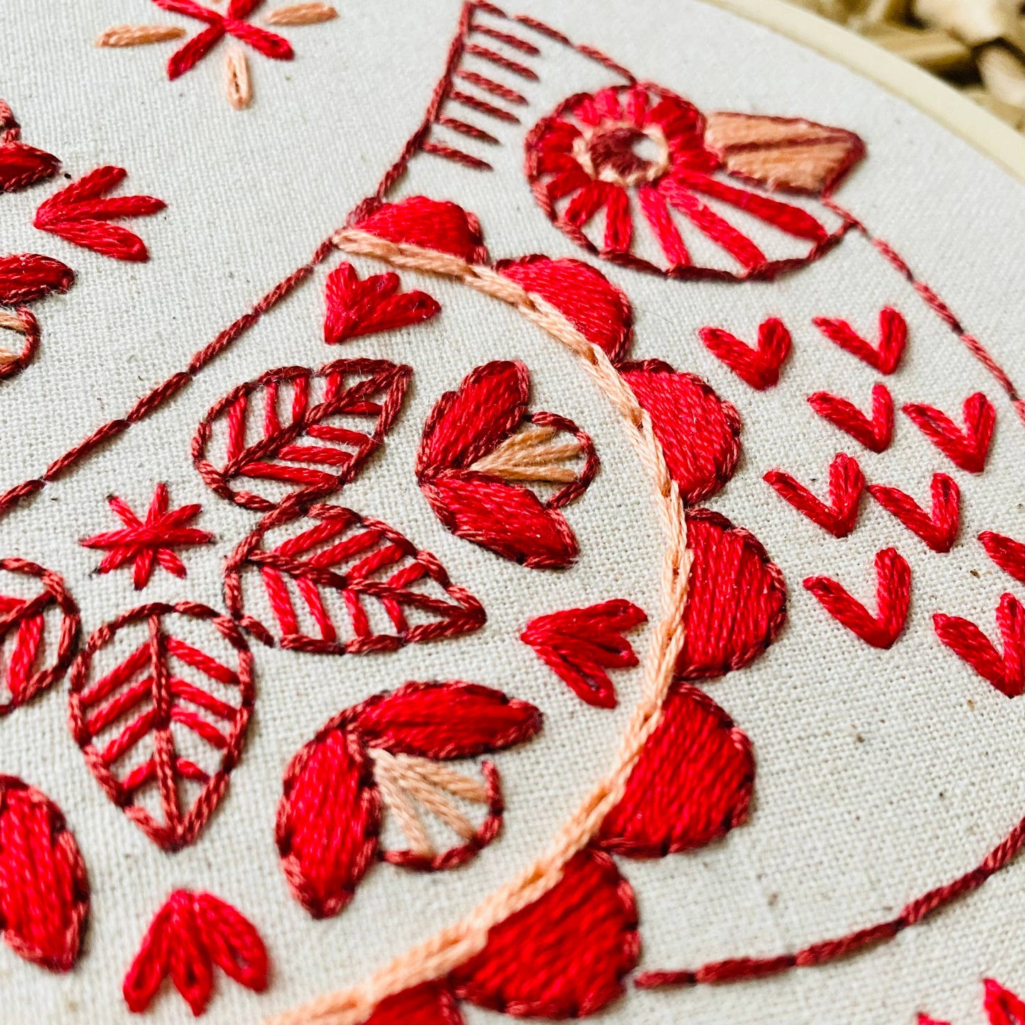 Hook, Line & Tinker Cardinal Embroidery Kit