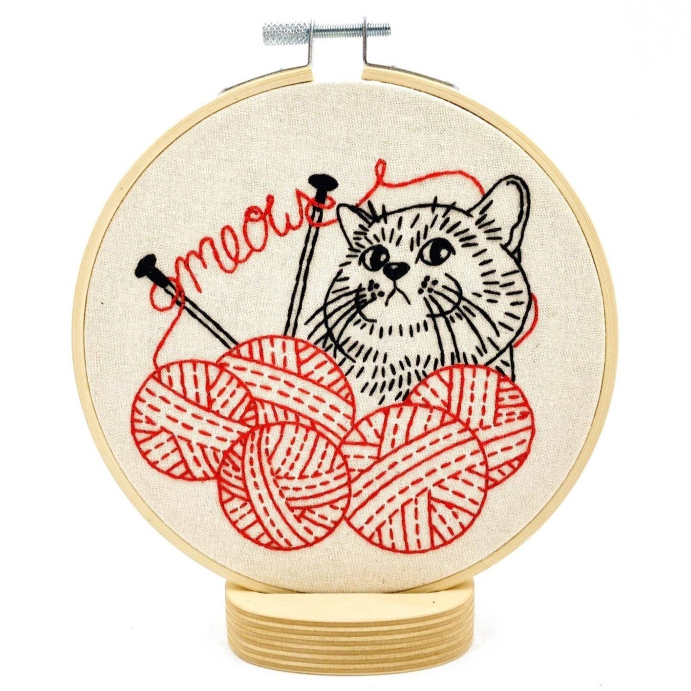 Hook, Line & Tinker Kitten with Knitting Kit
