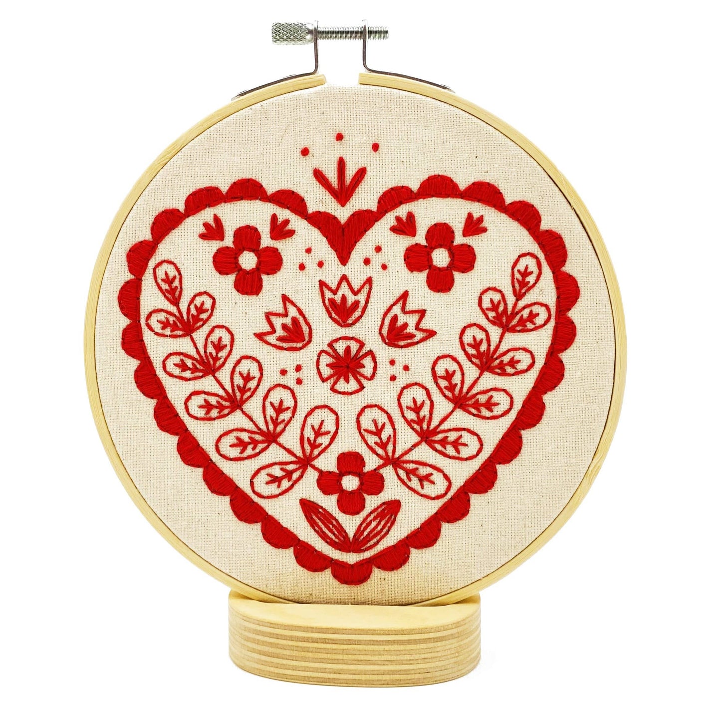Hook, Line & Tinker Nordic Heart Embroidery Kit