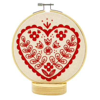 Hook, Line & Tinker Nordic Heart Embroidery Kit