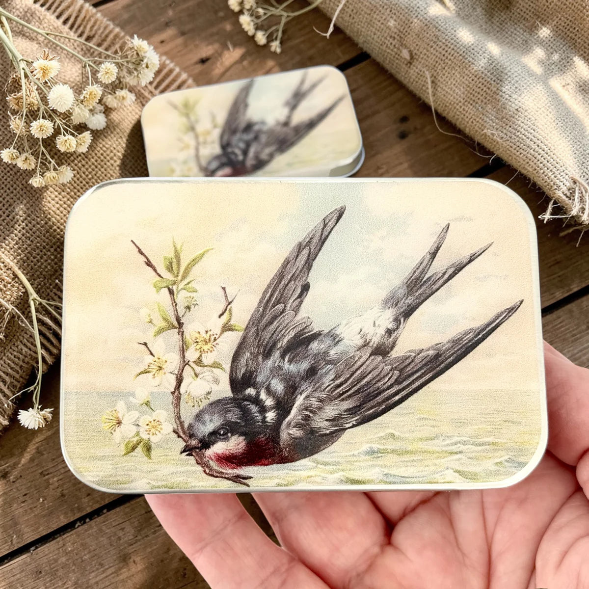 Firefly Notes Spring Swallow Tin