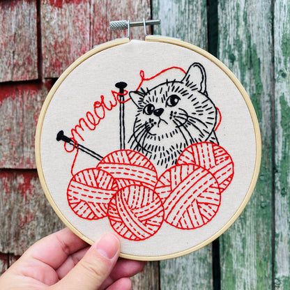 Hook, Line & Tinker Kitten with Knitting Kit