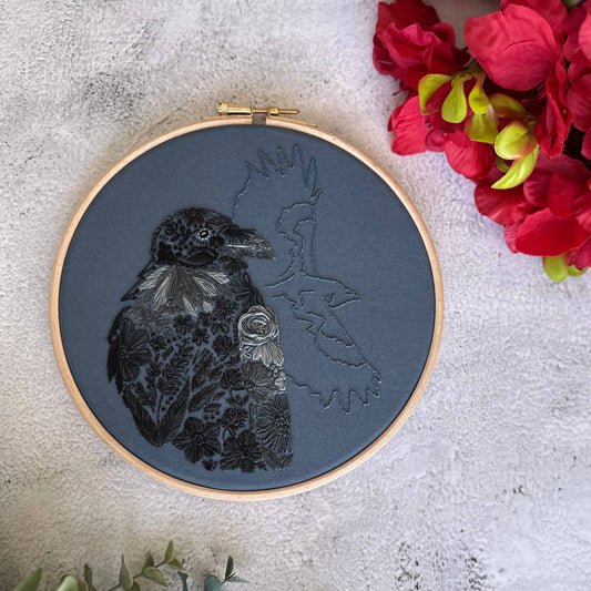 Nest Embirdery Raven Kit