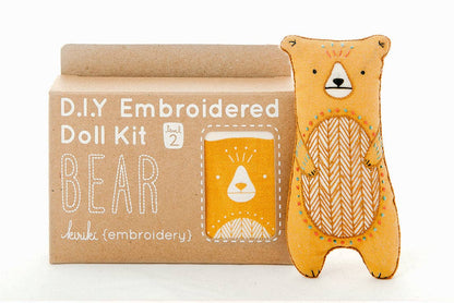 Kiriki Press Bear Embroidery Kit
