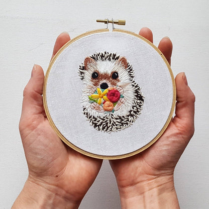 Jessica Long Hedgehog Embroidery Kit