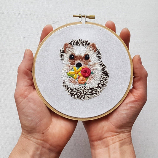 Jessica Long Hedgehog Embroidery Kit