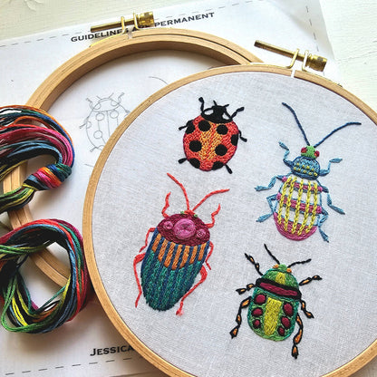 Jessica Long Beetle Collection Embroidery Kit