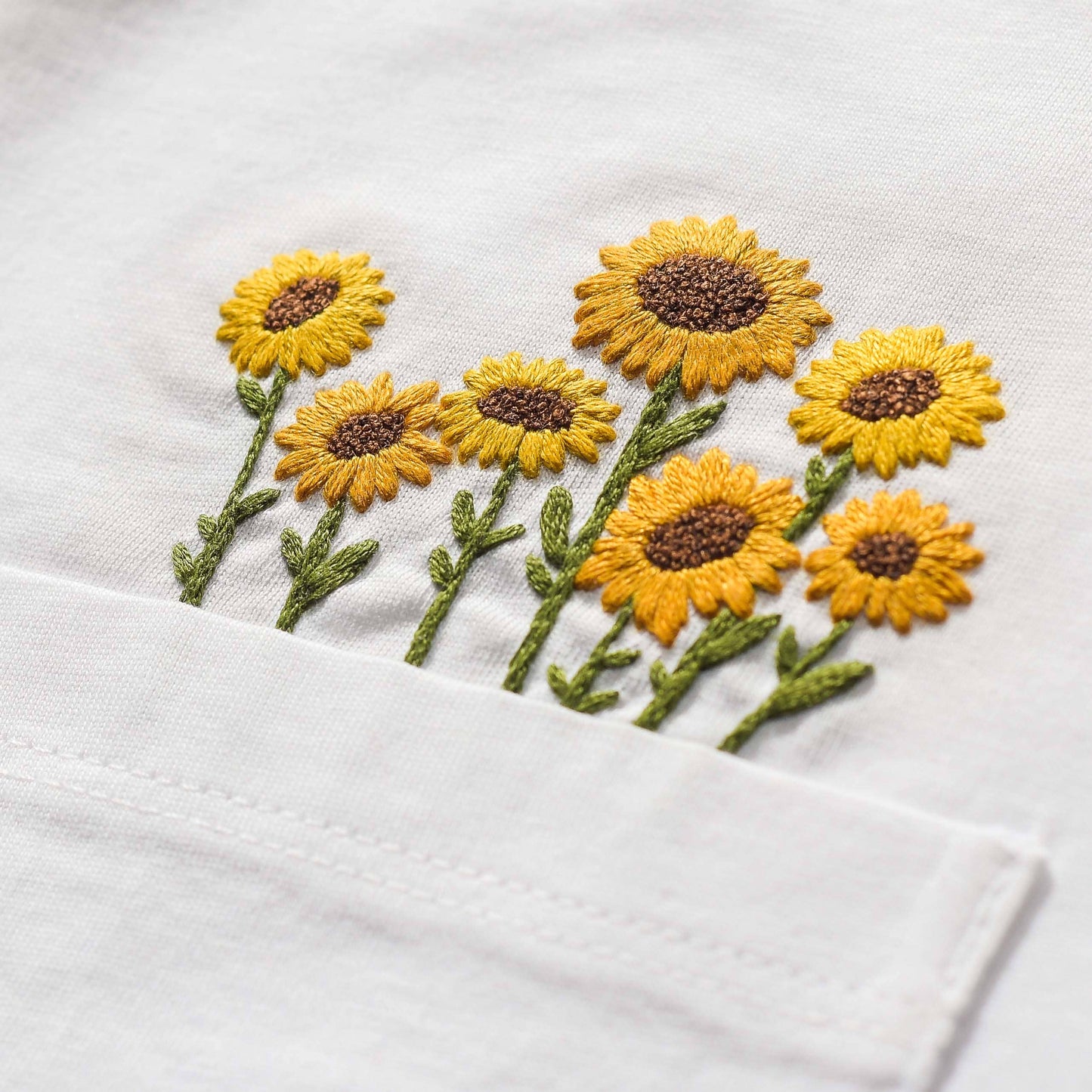 Blackbird & Bloom Stick & Stitch Happy Sunflowers