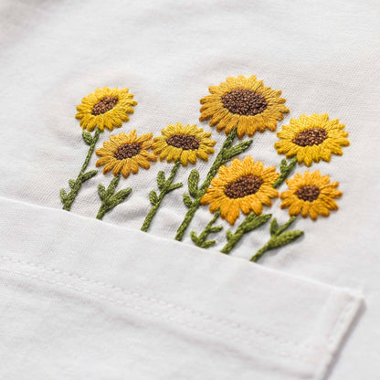 Blackbird & Bloom Stick & Stitch Happy Sunflowers