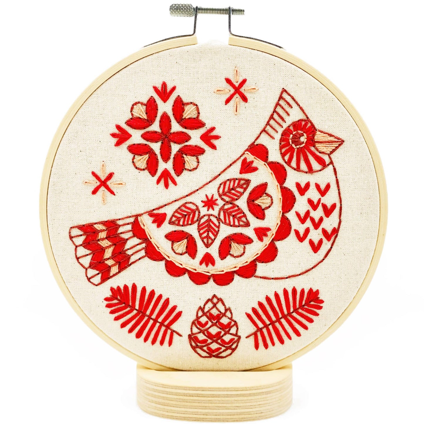 Hook, Line & Tinker Cardinal Embroidery Kit