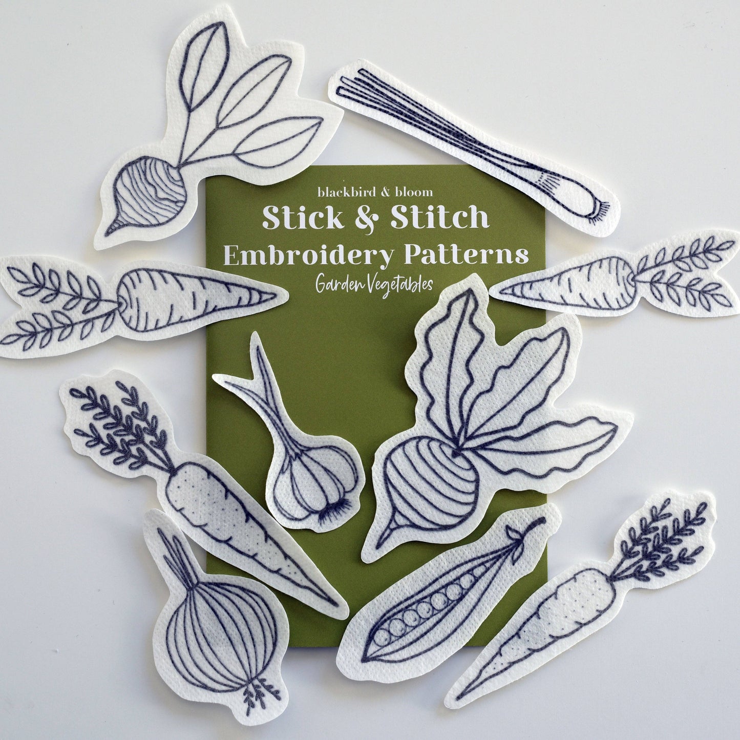 Blackbird & Bloom Stick & Stitch Garden Vegetables