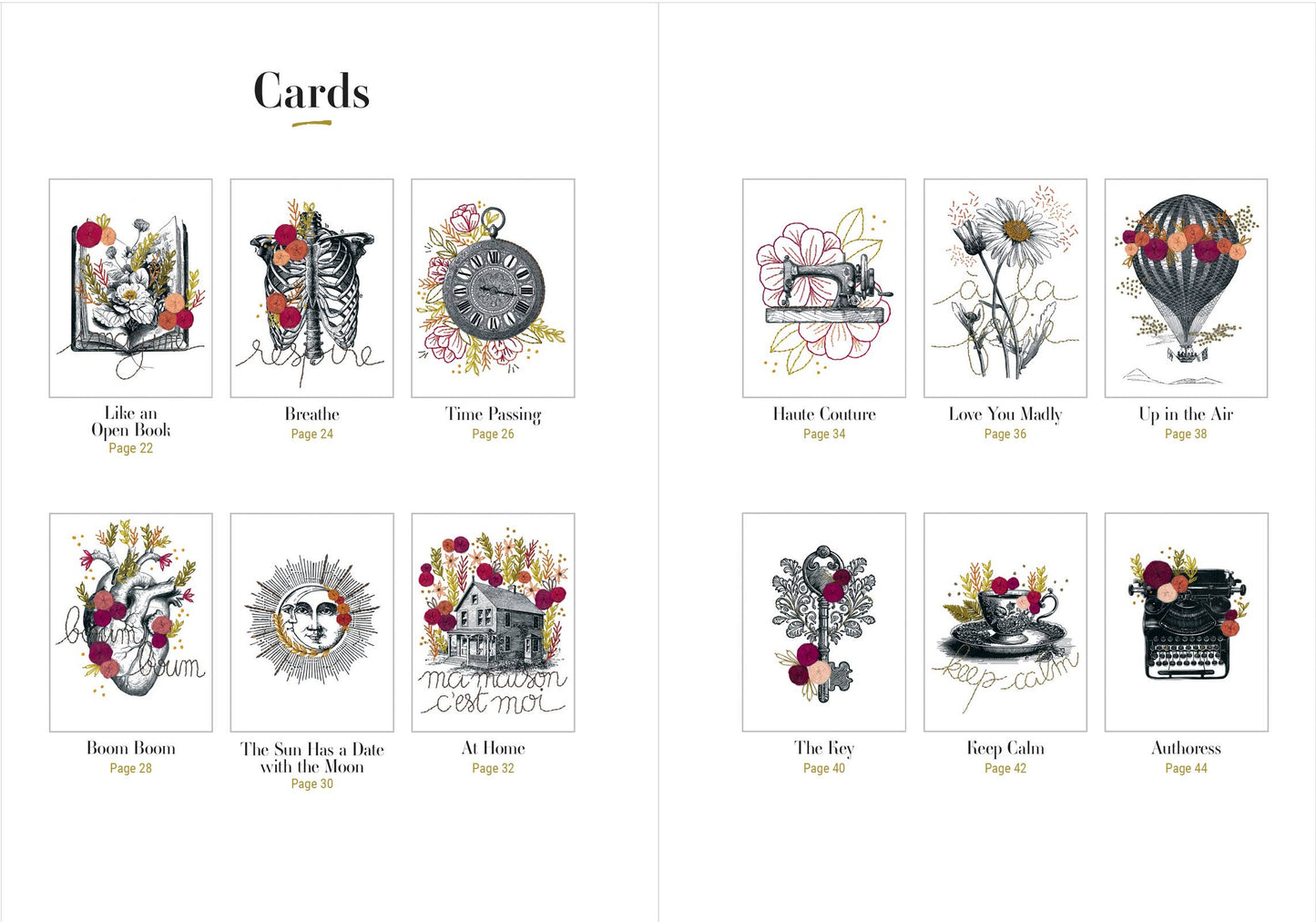 Gina & Co. Embroidery Card Kit