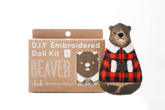 Kiriki Beaver Embroidery Kit