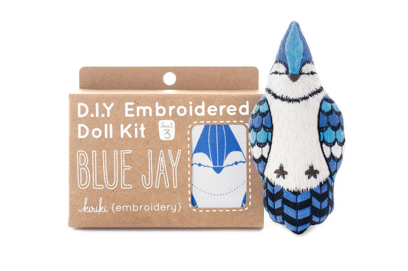 Kiriki Press Blue Jay Embroidery Kit