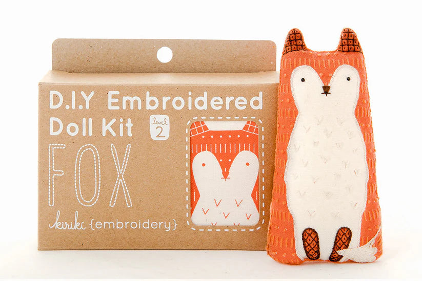 Kiriki Press Fox Embroidery Kit