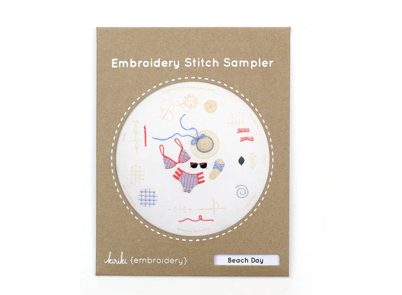 Kiriki Press Beach Day Embroidery Sampler