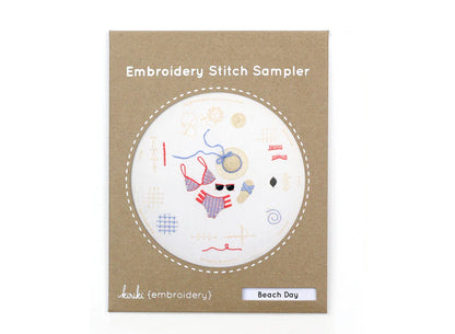 Kiriki Press Beach Day Embroidery Sampler