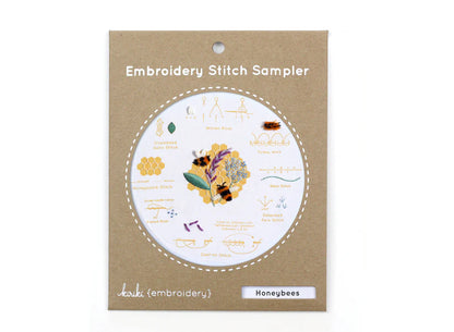 Kiriki Press Honeybees Embroidery Sampler